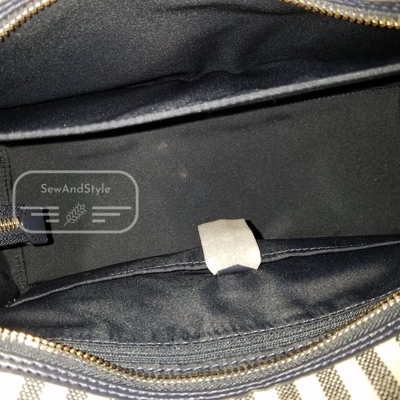 BLUE MULTI MARKET STRIPE TOTE KATE SPADE MEDIUM TOTE BRAND NEW - Picture 10 of 12